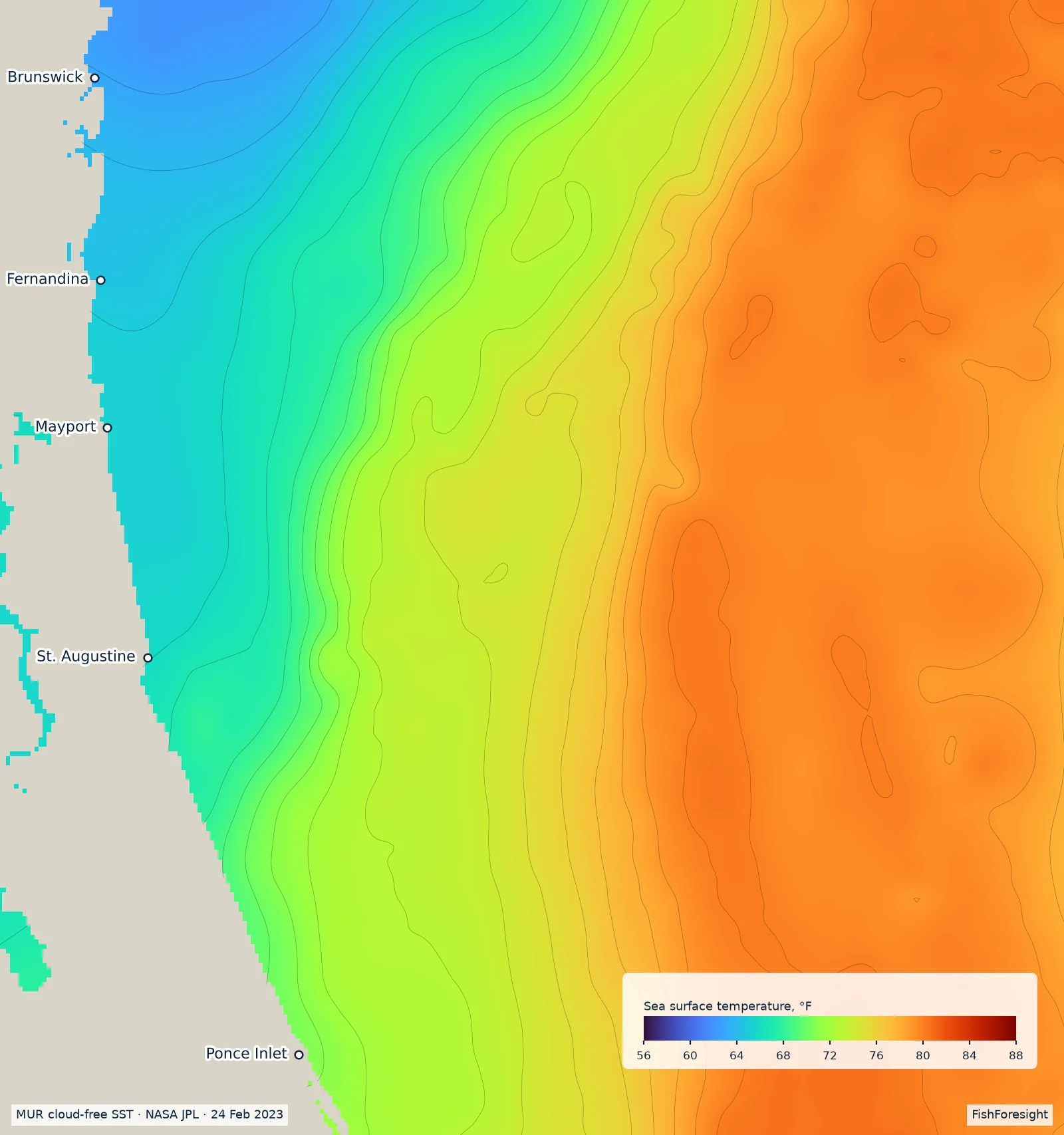 Sea surface temperature