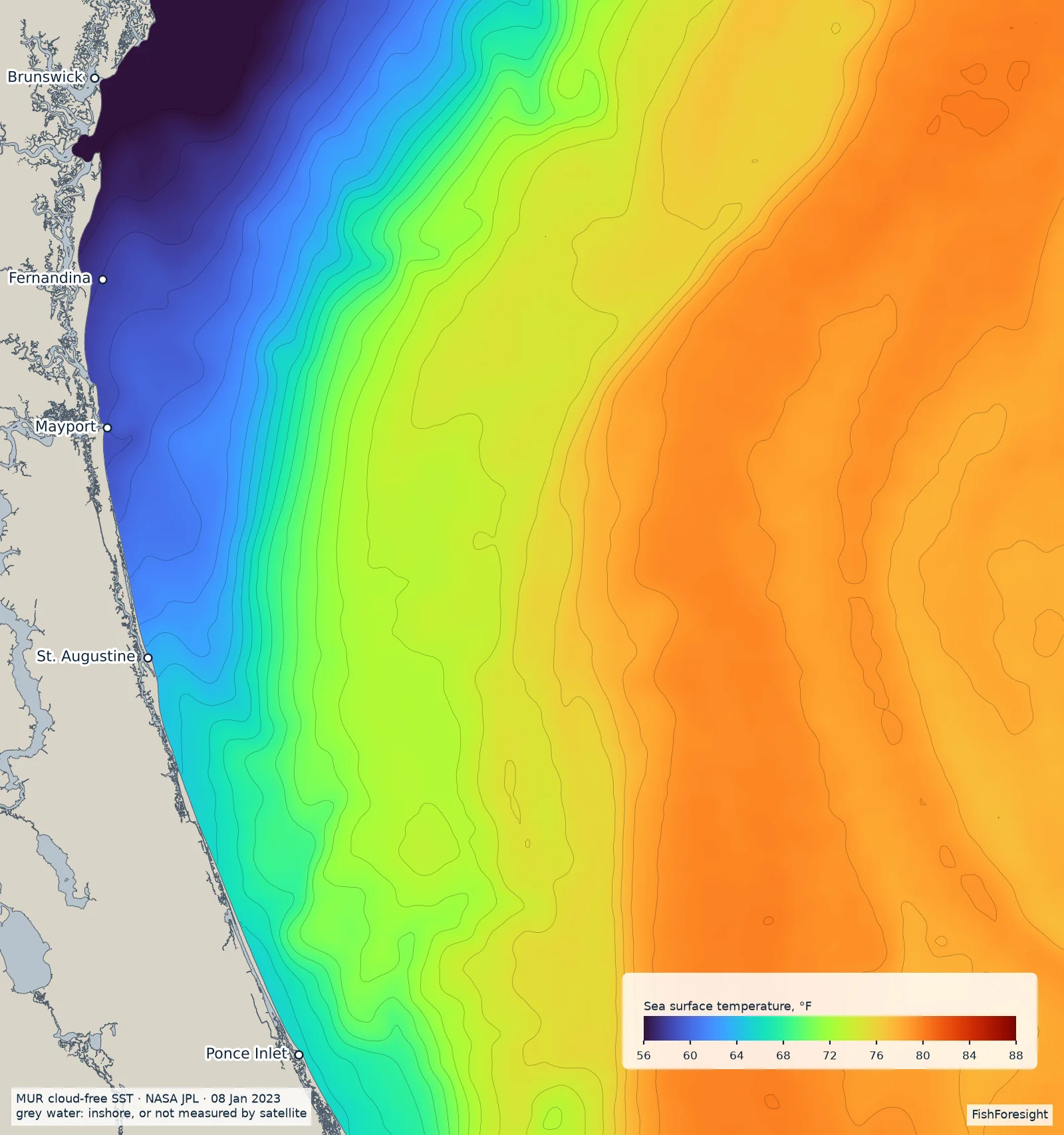 Sea surface temperature
